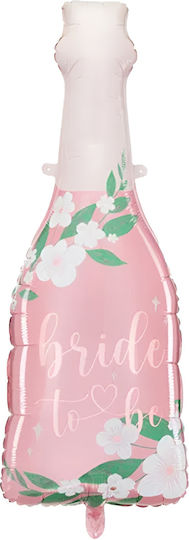 Balloon Foil Jumbo Multicolour Champagne "Bride to Be" 108.5cm