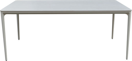 Sintered Маса За Трапезария С Каменна Повърхност Бежова 220x100x75см
