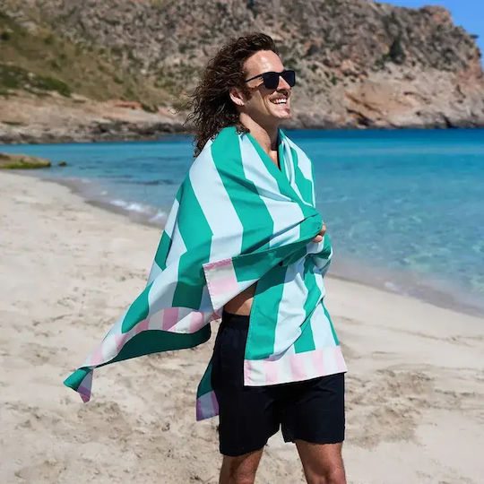 Dock & Bay Cabana Πετσέτα Microfiber Σώματος Πράσινη 160x90εκ.