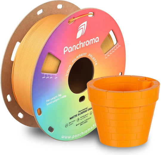 Polymaker PLA 3D Printer Filament 1.75mm Πορτοκαλί 1kg 1τμχ (Spool)