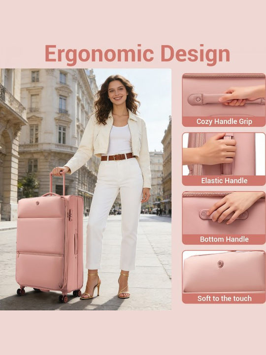 Miss Lulu Βαλίτσα Pink