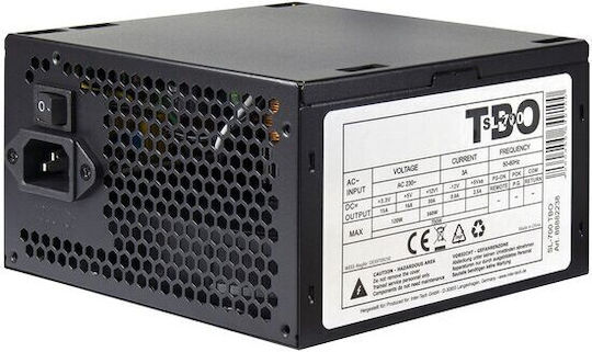 Inter-Tech SL-700 Plus 700W Negru Sursă de Alimentare Calculator Complet cu fir