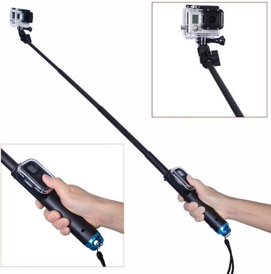 Монопод Стойка Wifi Дистанционно GoPro Hero 3 3+ 4 5 S 6 7 8 Черен