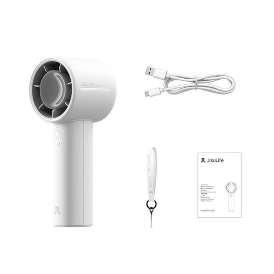 Jisulife Handheld Fan 10 4000mah Portable Usb Fan Gray