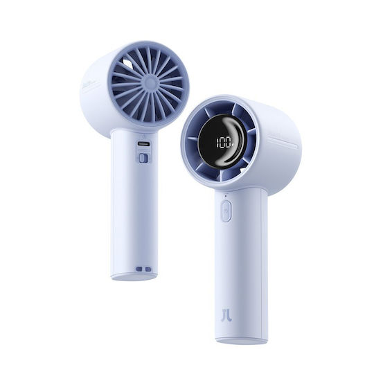 Ventilator De Mână Jisulife 10s 5000mah Ventilator Portabil Usb Albastru