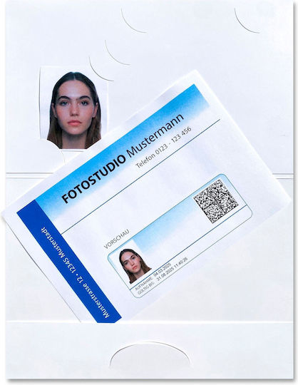1x50 Daiber Passport Photo Folders E-passport Photo Portrait 14028