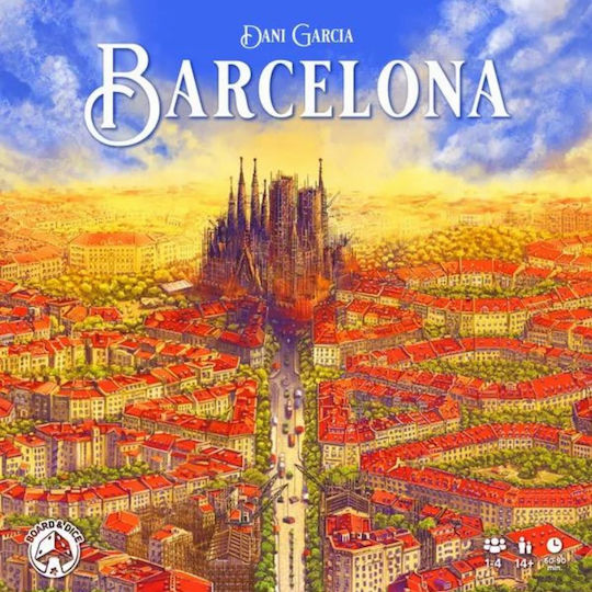 Board Game Barcelona for 1-4 Players 14+ Years Old (EN) Board & Dice