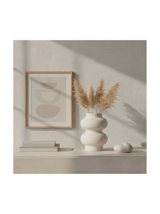 Ceramic Vase Double Handmade Embossed Texture Pghd0188