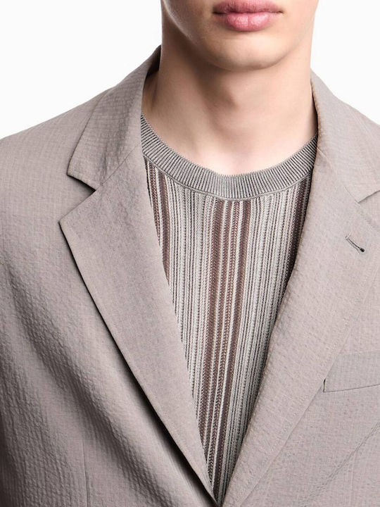 Men’s Suit Jacket Vintage Khaki