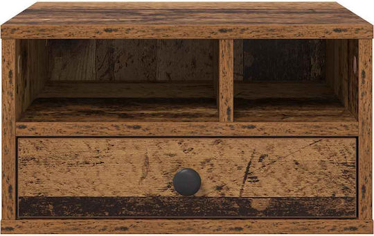 Vidaxl Old Wood Printer Stand 40 X 32 X 24 Cm Processed Wood