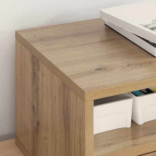 Vidaxl Stand Pentru Imprimantă Stejar Artizan 40 X 32 X 24 Cm Lemn Prelucrat