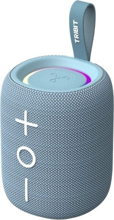 Tribit Stormbox Mini + BTS33 Αδιάβροχο Ηχείο Bluetooth 12W με Διάρκεια Μπαταρίας έως 12 ώρες Μπλε