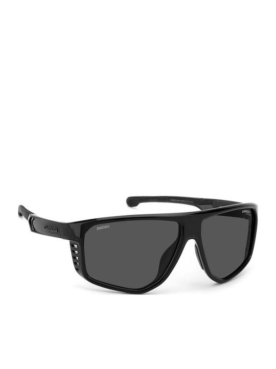 Carrera Carduc Unisex Sunglasses with Black Frame and Grey Lenses 051/S 807/IR