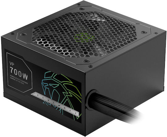 GameMax VP-700S 700W Black Power Supply Full Wired 80 Plus Standard