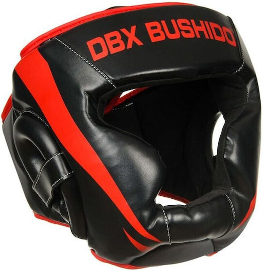 DBX Bushido Boxing Helmet Adult Full Face Red