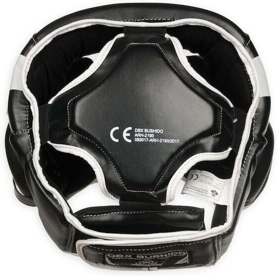 DBX Bushido Boxing Helmet Adult Full Face White