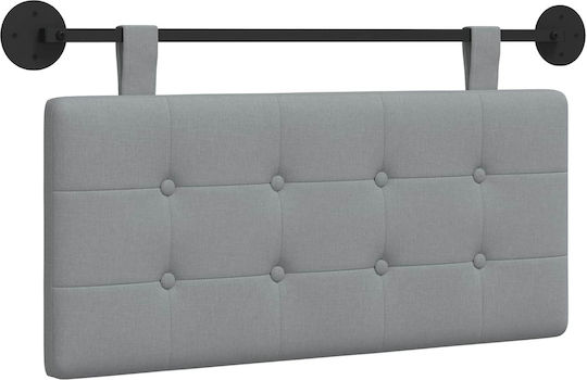 vidaXL Fabric Bed Headboard Cushion Beige 90x55cm