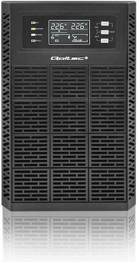 Qoltec 52282 Unitate UPS 3000VA 3000W cu 2 Prize Schuko