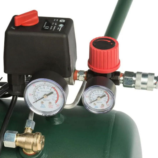 Metabo Basic 250-50 W Einphasig Luftkompressor 81dB mit Leistung 2hp und Lufttank 50Es 601534000