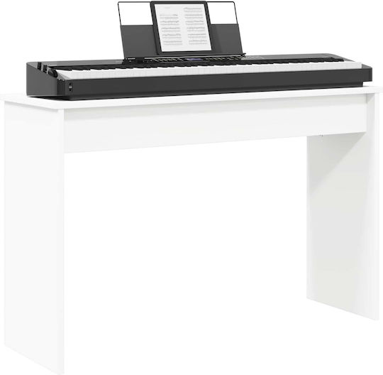 Vidaxl White Keyboard Stand 100 X 32 X 64 Cm Processed Wood