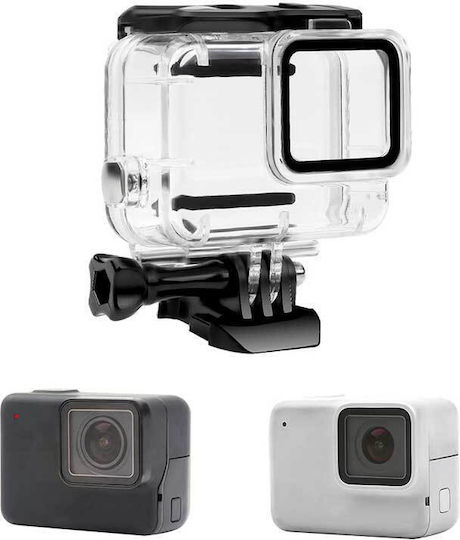 Waterproof Case Gopro Hero 7 White Silver Transparent