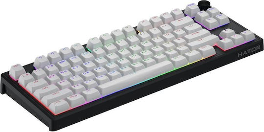 HATOR Skyfall 80 MAG Ασύρματο Ηall Effect Gaming Πληκτρολόγιο Tenkeyless με Magnetic διακόπτες και RGB φωτισμό (Αγγλικό US)