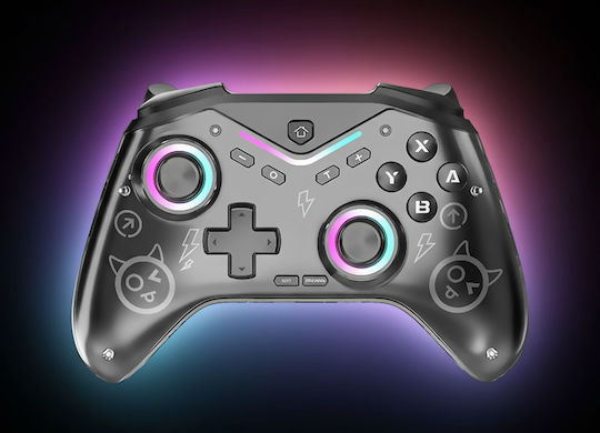 Deep Explorer Ασύρματο Gamepad για Switch / Switch 2 Spark Black