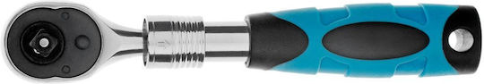 Gross Teleskopisch Ratschen 72 Zähne mit Vierkant 1/4" Länge 20cm.