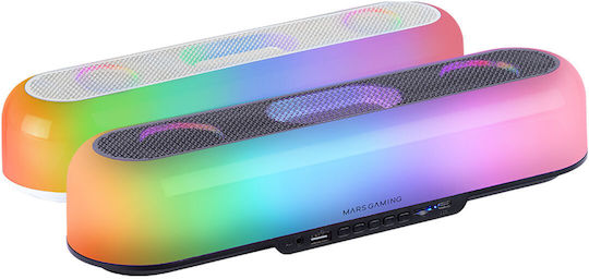 MSBORB 2.1 Wireless Speakers with RGB and Bluetooth 20W Black