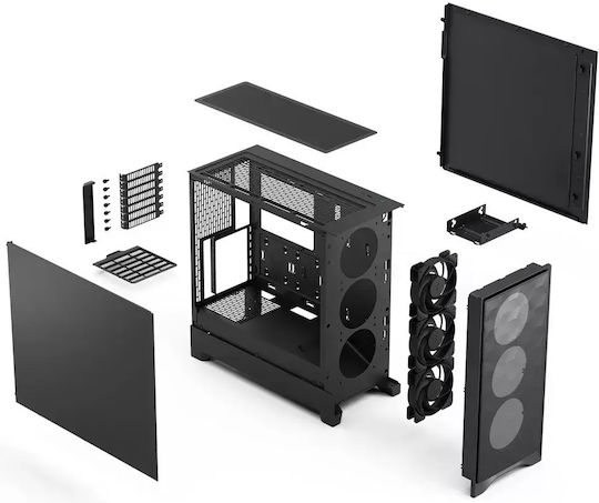 Fractal Design Design Pop 2 Air Midi Tower Κουτί Υπολογιστή Μαύρο