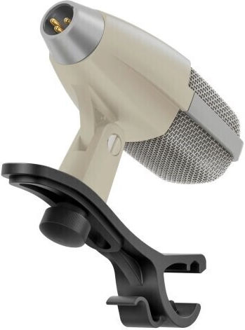 Sennheiser MD-421 Anniversary Edition + MZH Δυναμικό Микрофон Щипка за Вокали в White Цвят