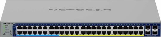 NetGear GS752TXUP-300EUS v3 Managed L2 Switch με 48 Θύρες Gigabit (1Gbps) Ethernet και 4 SFP Θύρες
