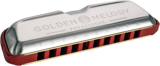 Hohner Διατονική Φυσαρμόνικα Golden Melody E Τονικότητας E (Mi)