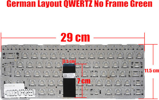 Deutsche Tastatur Für Laptop German Laptop Keyboard Sony Vaio Sve14a Sve14 Svs14 Sve14a2m1r 149114711us 9z.n6bbf.r01 149009951la 149118711es 149113211ch De Nο Frame Green Κωδ.40322denofrgreen