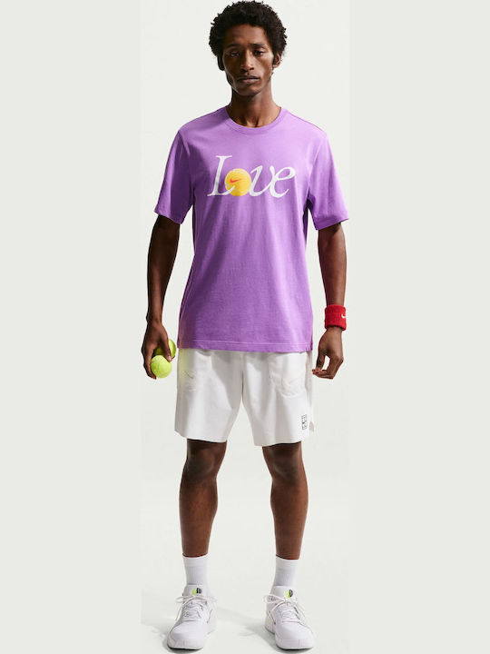 Nike Nikecourt IU7414-522 Ανδρική Μπλούζα Μωβ