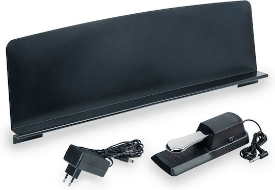 Soundsation Electric Stage Piano Audes with 88 Weighted Keys and Built-in Speakers Black