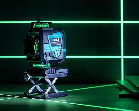 Bihui Γραμμικό Αλφάδι Laser Πράσινης Δέσμης με Εύρος Εργασίας 30m