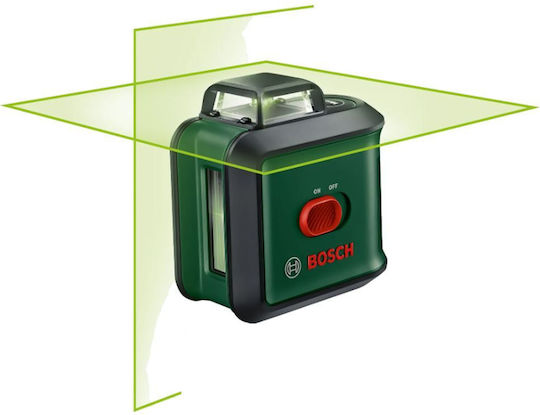 Bosch UniversalLevel 360 Αυτορυθμιζόμενο Γραμμικό Αλφάδι Laser Πράσινης Δέσμης 1.5V με Εύρος Εργασίας 24m