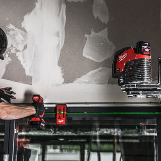 Milwaukee M12 CLLP-0C Autonivelant Liniar Nivelă Laser Fascicul Verde 12V cu Domeniu de Lucru 38m