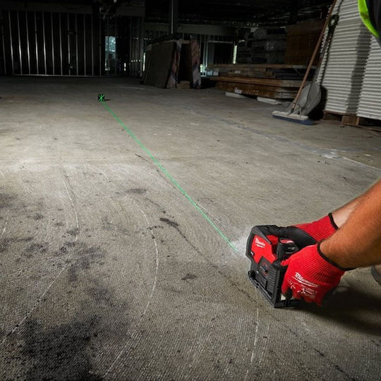 Milwaukee M12 CLLP-0C Autonivelant Liniar Nivelă Laser Fascicul Verde 12V cu Domeniu de Lucru 38m