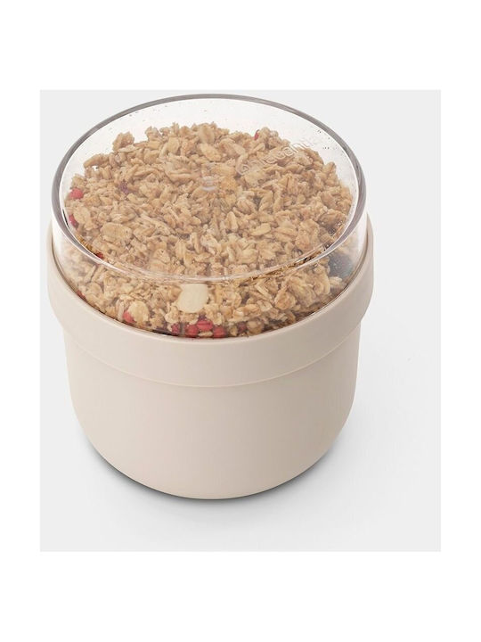 Brabantia Plastic Lunch Box Beige 500ml