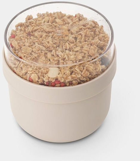 Brabantia Δοχείο Φαγητού Πλαστικό Μπεζ 500ml