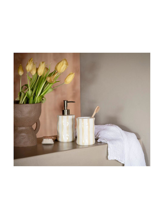 Andrea House Αντλία Σαπούνι Bari White Beige