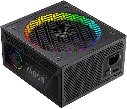 GameMax RGB 850G 850W Μαύρο Τροφοδοτικό Υπολογιστή Full Modular 80 Plus Gold