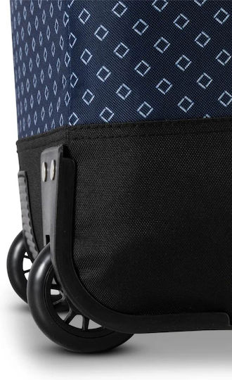 Căruț de Piață Textil Albastru 50x36x20cm