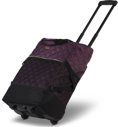 Căruț de Piață Textil Violet 50x34x21cm