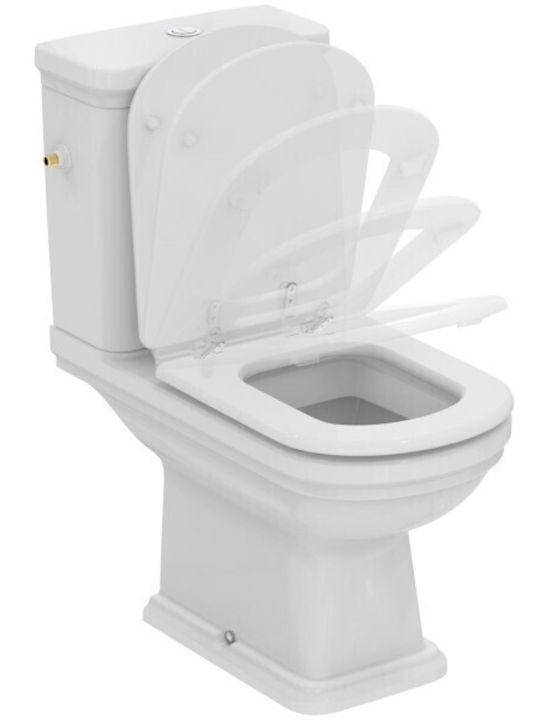 Ideal Standard Тоалетна, стояща на пода с казанче с капак Soft Close бяла 5017830556350