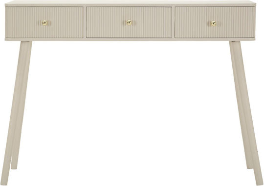 Wooden Console Ecru L108xW77xH30cm