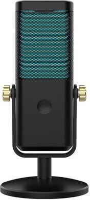Sades Night Owl Dynamisches Mikrofon mit USB Typ-C Desktop, Schwanenhals