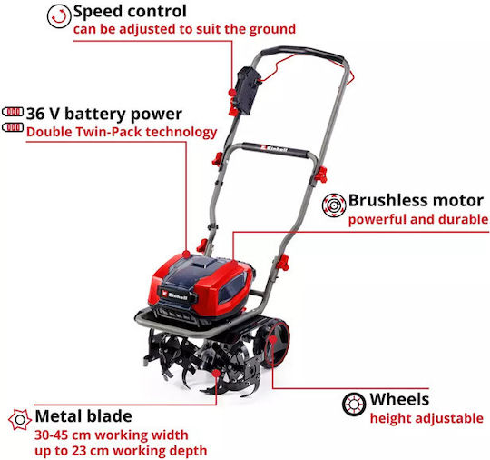 Einhell GP-CR 36/45 Li E BL Мотофреза На батерия